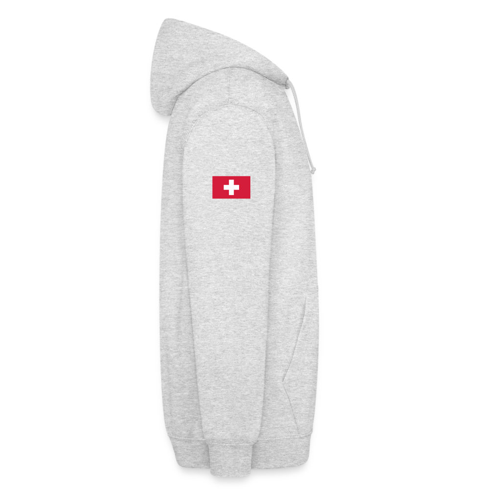 Unisex Hoodie Richi - Hellgrau meliert