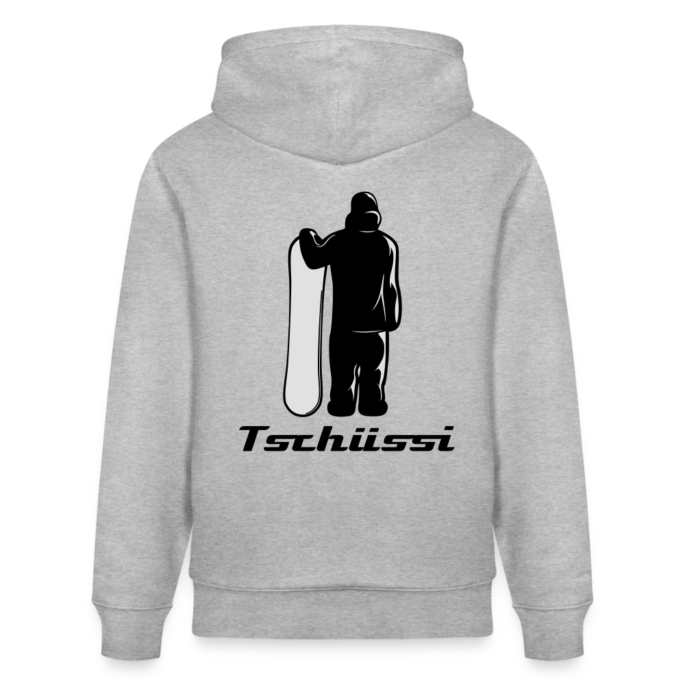 Premium Hoodie Snowboard Edition - Grau meliert