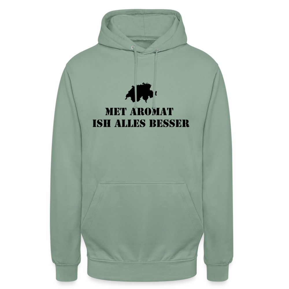 Unisex Hoodie Richi - Graugrün