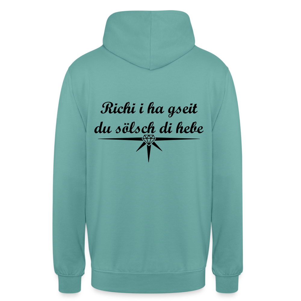Unisex Hoodie Richi - Pastelltürkis