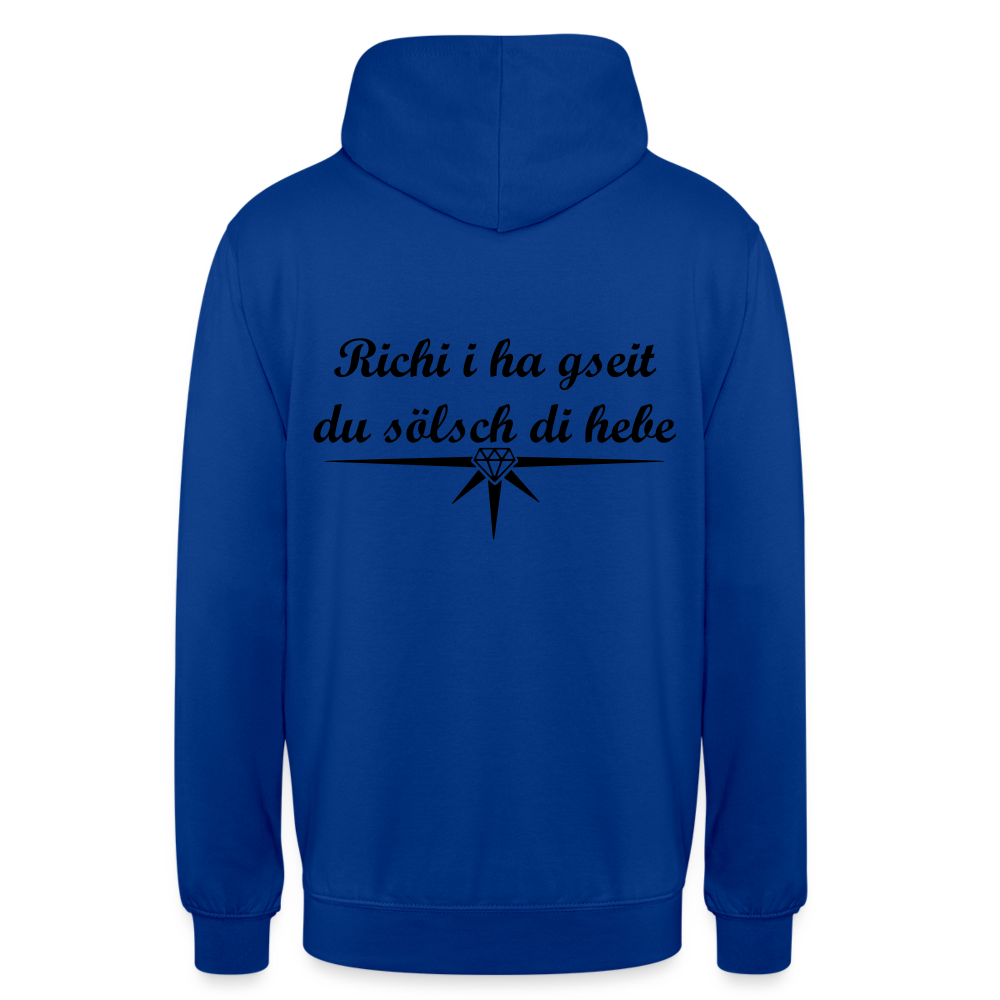 Unisex Hoodie Richi - Royalblau
