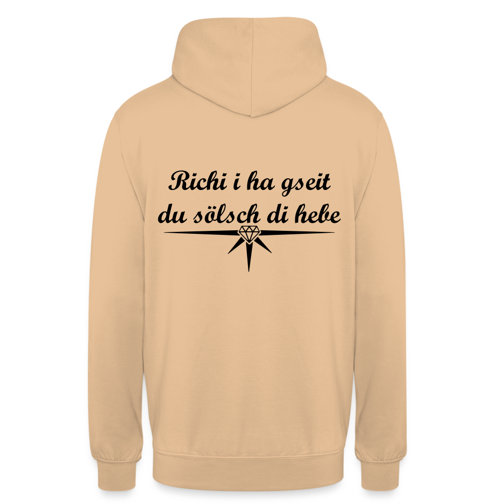 Unisex Hoodie Richi - Pfirsich