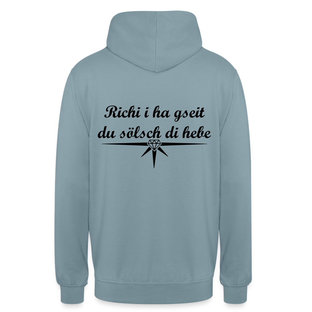 Unisex Hoodie Richi - Nebelblau