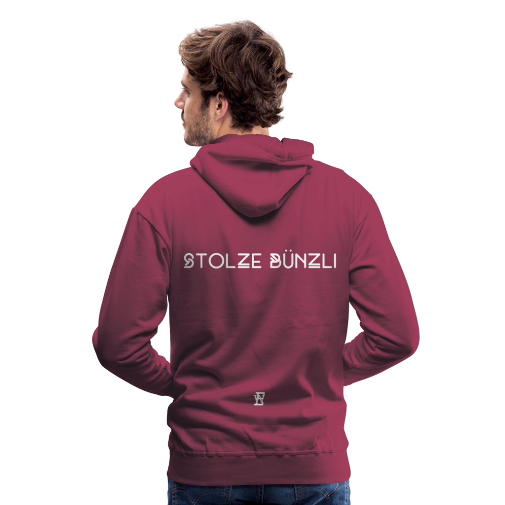 Männer Premium Hoodie - Bordeaux